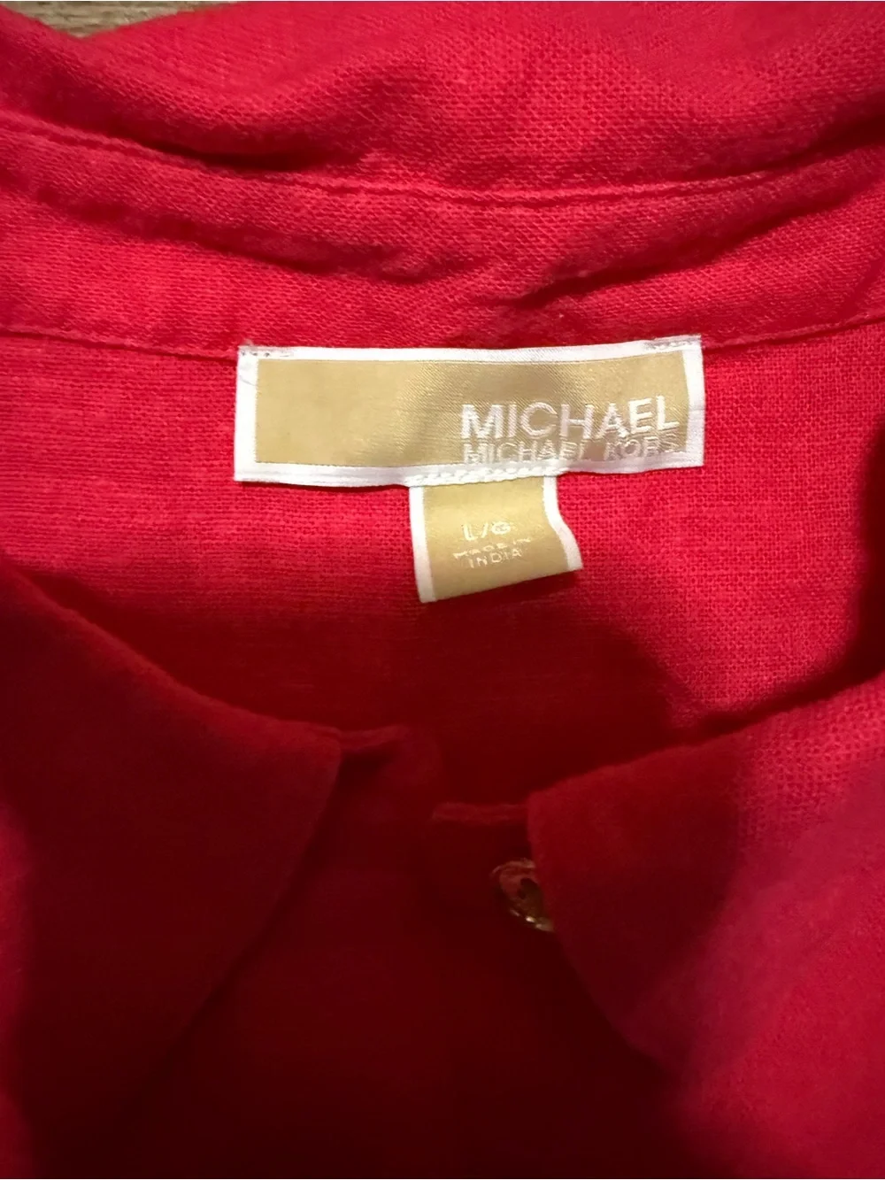 Michael Kors sleeveless collared